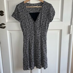 Abercrombie and Fitch Black and white mini dress